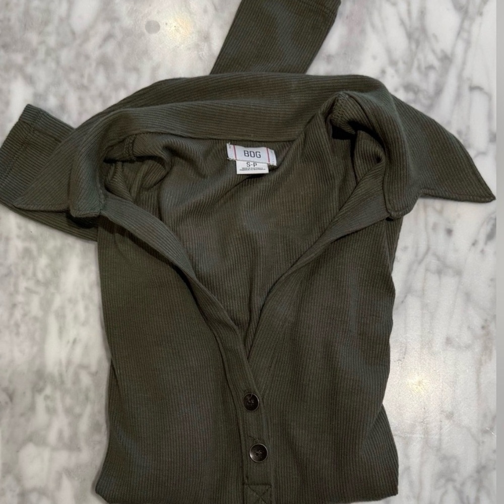 Urban Outfitters BDG ribbed polo long sleeve size small